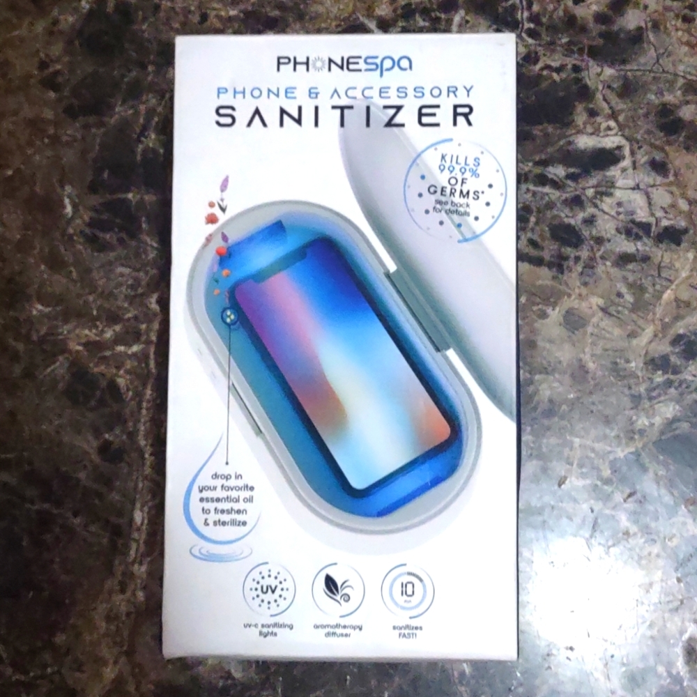 Phone accessory sanitizer.